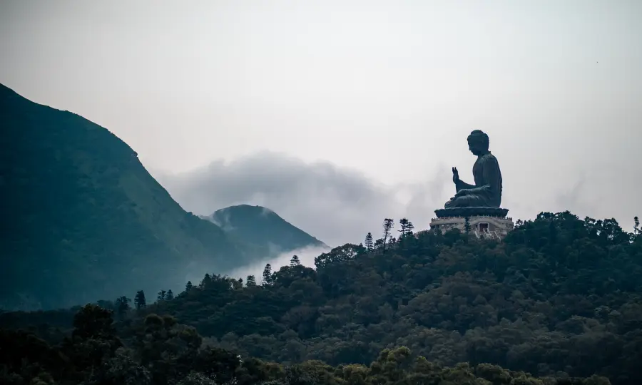 Gambar Patung Buddha-Hong Kong